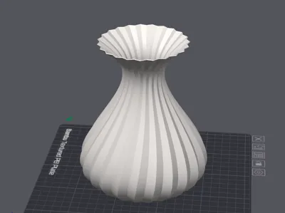 Wavy Spiral Vase
