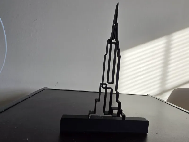 Empire State Building Linear Design NO SUPPORTS