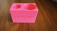 Bathroom tools, 38.11g, 0.16mm layer, 2 walls, 15% infill!