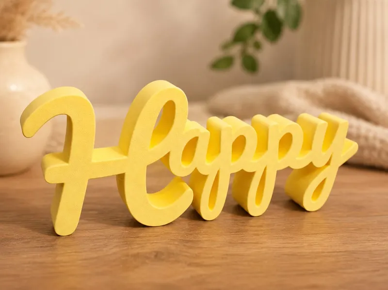 Happy Namenschild & Statement von Lexy's 3DWelt