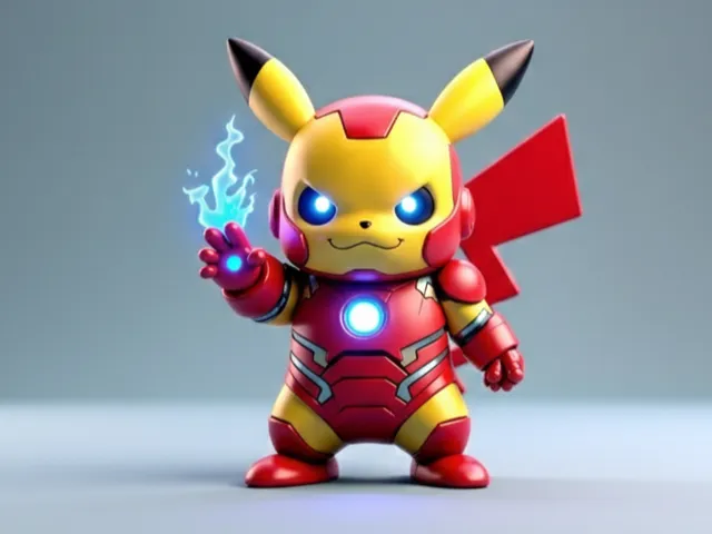Iron Pikachu (Cute Iron man Pikachu) No AMS needed