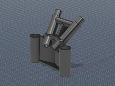 ImpulseRC Apex Evo 5 - O4 Pro Antenna Mount Dual