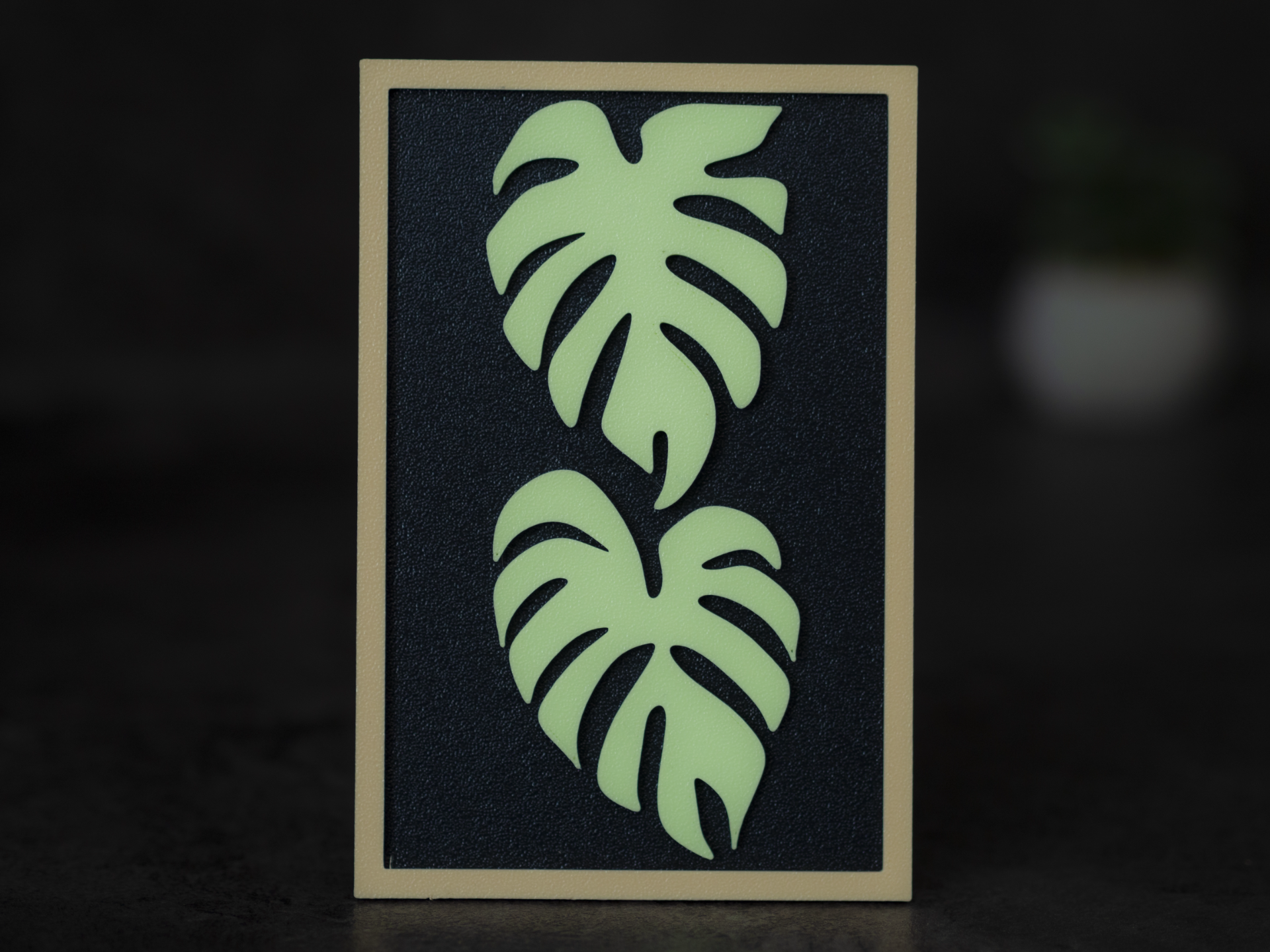 Monstera picture decoration