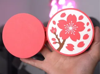 Cherry Blossom Hinged Box