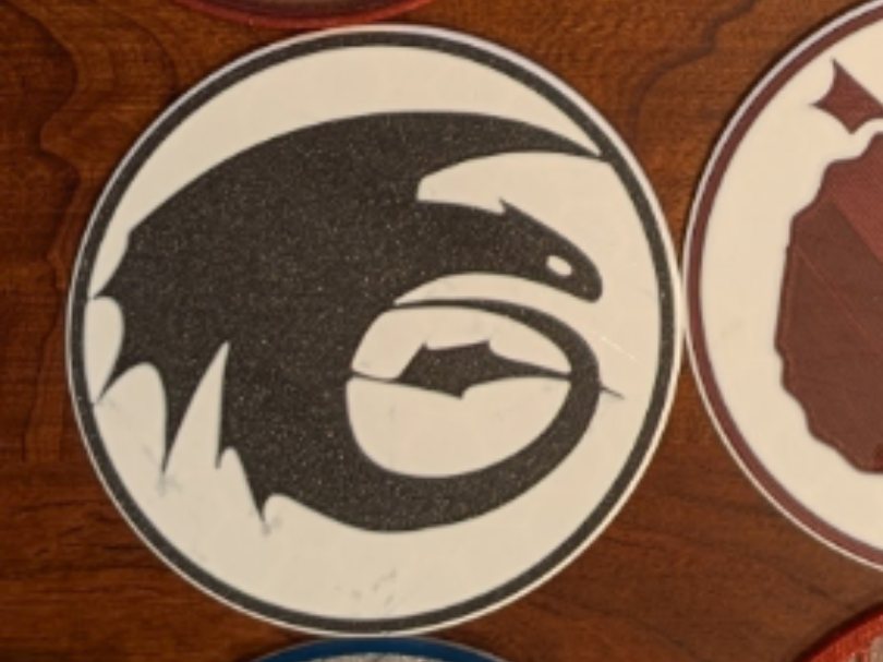 HTTYD Toothless Icon Coaster