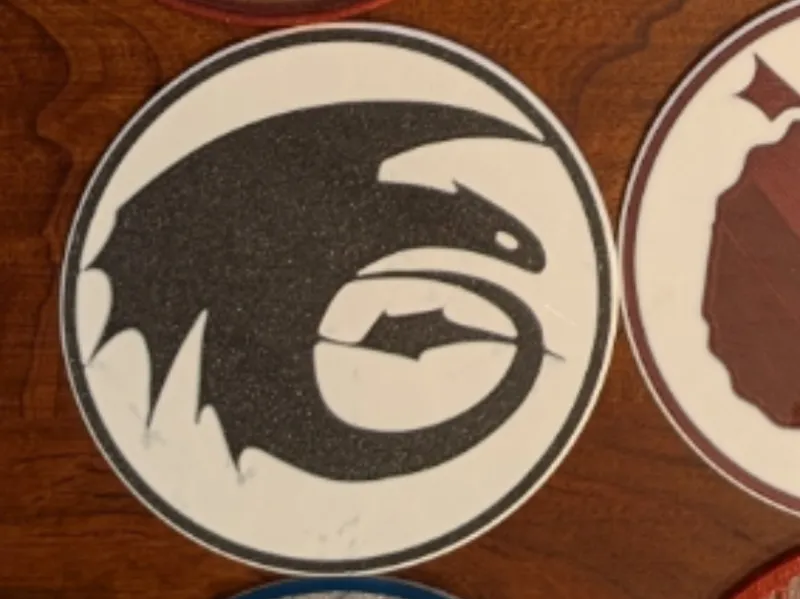 HTTYD Toothless Icon Coaster