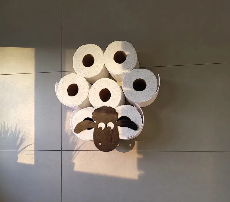 Shaun the Sheep toilet roll holder