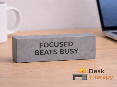 Desk Therapy Mood Brick – Focused Beats Busy