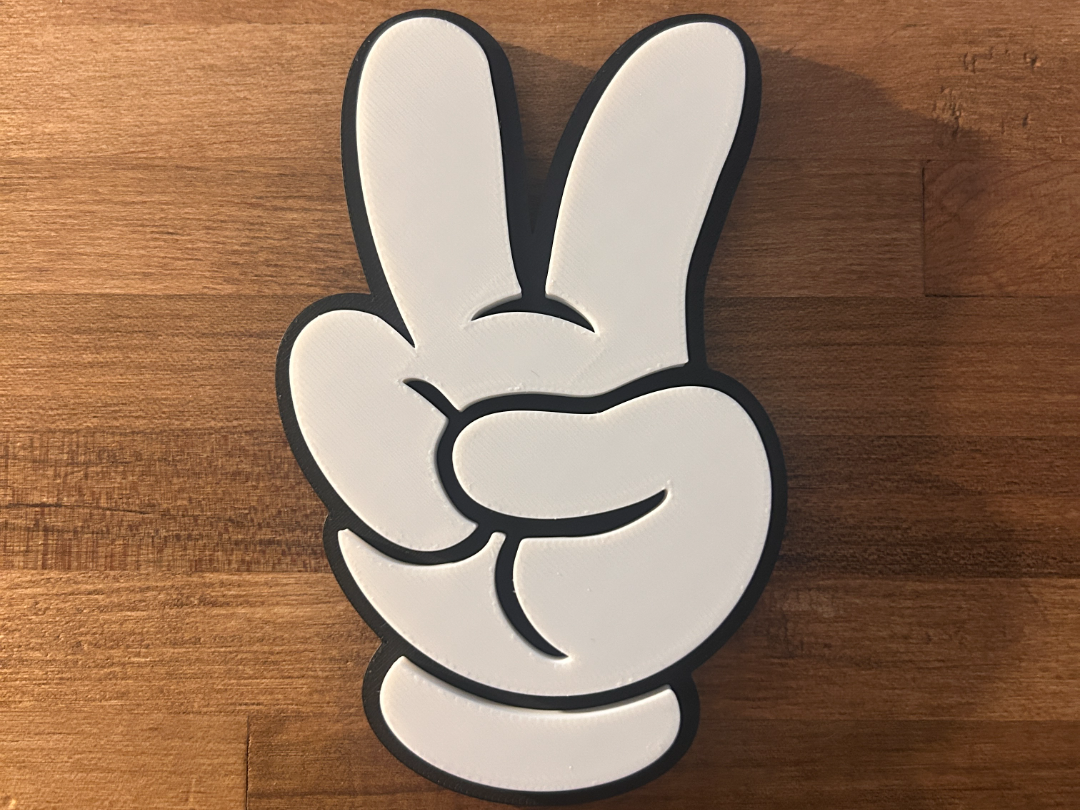 Mickey Peace Magnet