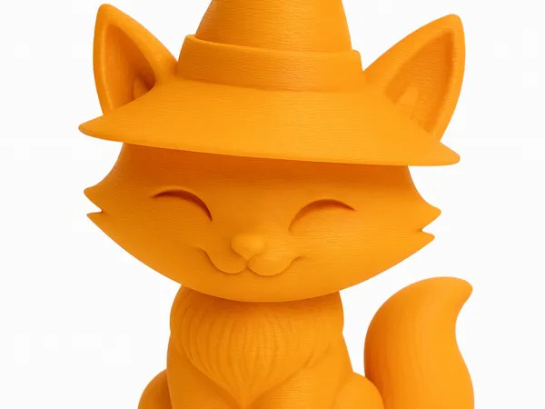Renard sorcière d'Halloween