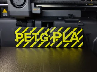 Filament Abfall Schild