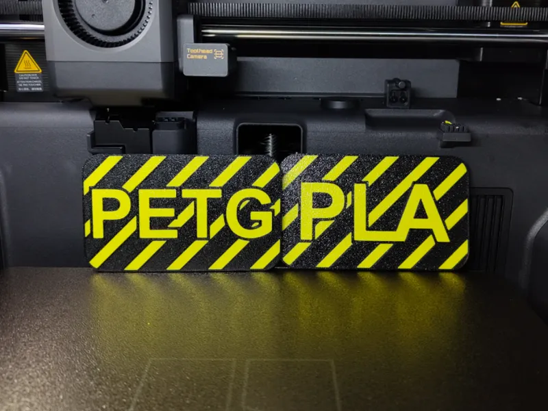 Filament Abfall Schild