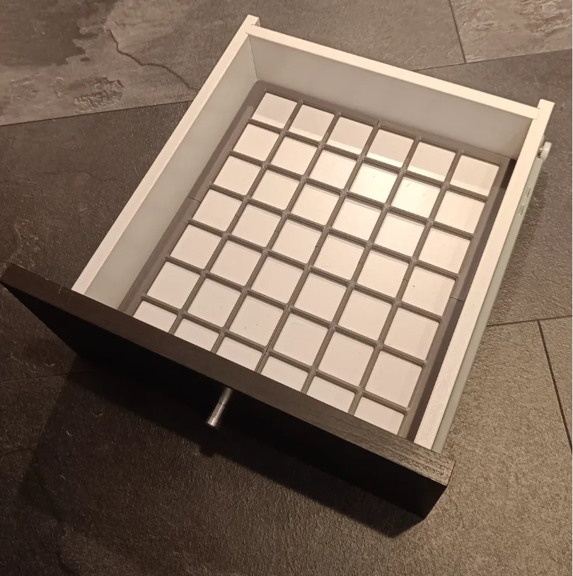 Grille de rangement pour tiroir Kallax