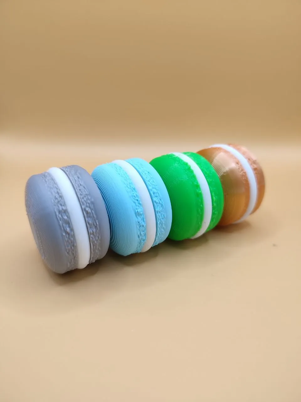 Macaron keychain - Free 3D Print Model - MakerWorld