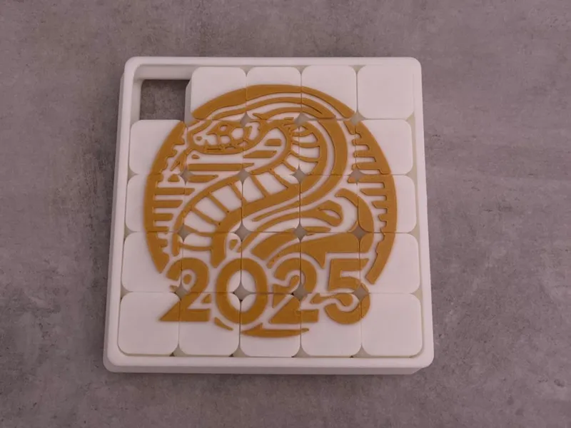 Slide Puzzle Year of the Snake