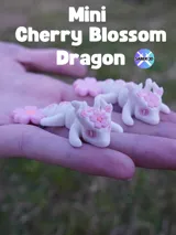 Мини фигурка на дракон Cherry Blossom