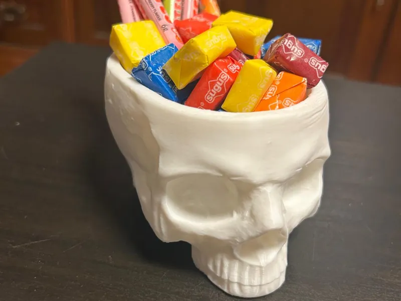 Skull candy bowl