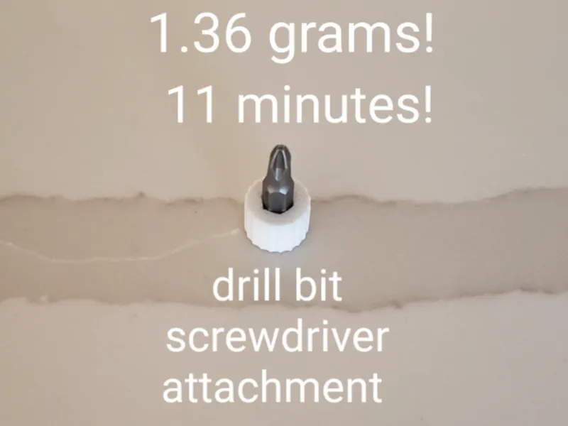 drill bit screwdriver attachment