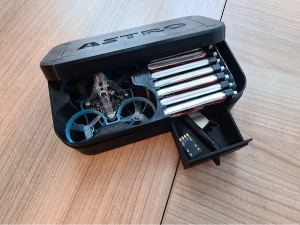 BetaFPV Air65 case with drawer - 300 Mah batteries