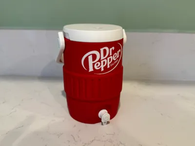 Dr. Pepper Cooler Can Holder