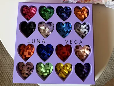 Heart Jewelry Organizer Box with Lid
