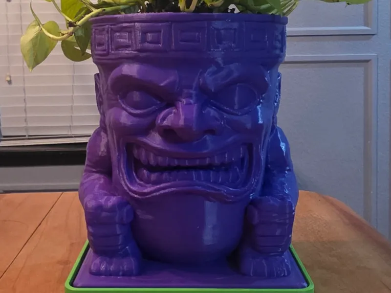 Tiki-Style Planter - Easier Print