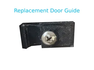 Shower Door Guide (helps hold the door in place)