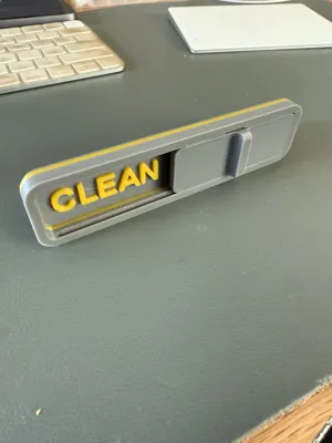 Dishwasher Clean/Dirty Slider Indicator by Protyle Designs MakerWorld ...