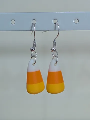 Accesorio para impresora 3D: Candy Corn Earrings - AMS & Non-AMS Profiles — vista de referencia 2