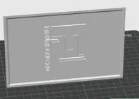 Lithophane plate 0.12mm layer, 2 walls, 100% infill