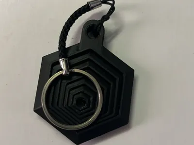 Small Hexagon Keychain Fidget