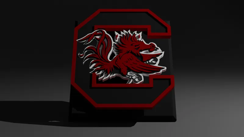 NCAA USC Gamecocks Floating Logo Sign