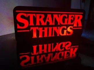 light box - scatola luminos stranger things