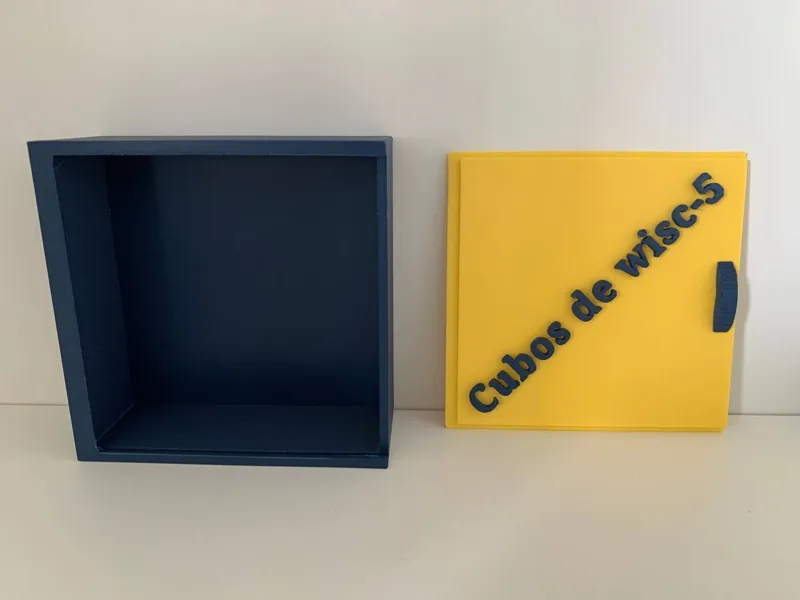 Caja para guardar los cubos wisc-5