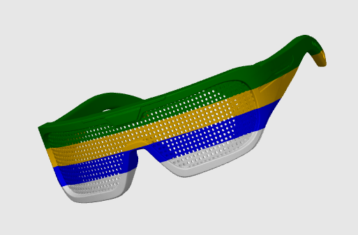 Miniatura 5 do modelo 3D Óculos do Brasil