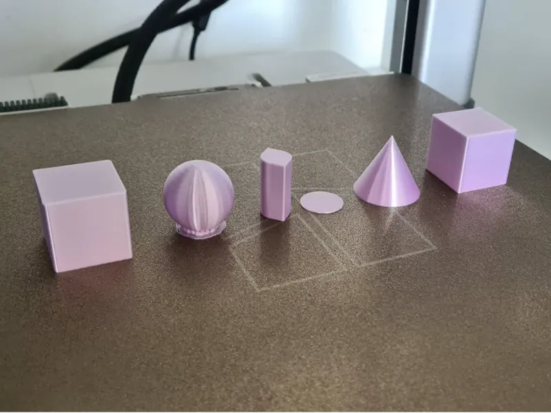 always the first test of print quality (shapes)