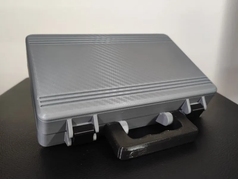 Mini Briefcase - with print in place hinge