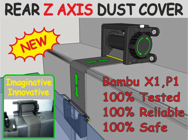 REAR Z AXIS SCREW DUST COVER