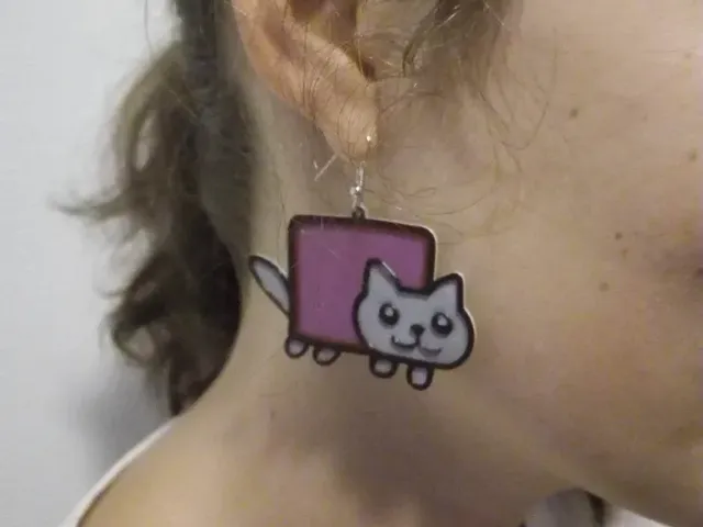 Nyan Cat Earring