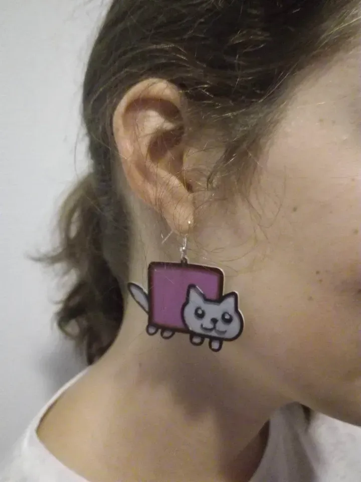 Nyan Cat Earring view 2
