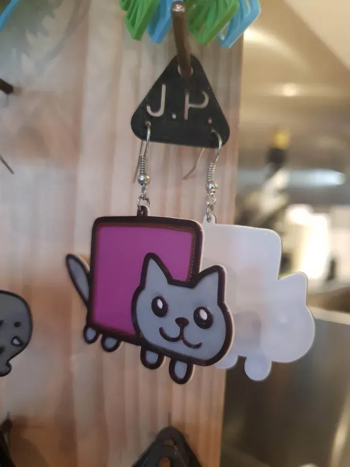 Nyan Cat Earring view 3