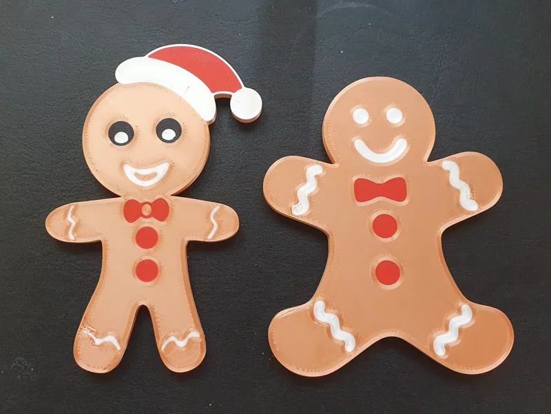 Gingerbread Christmas magnets