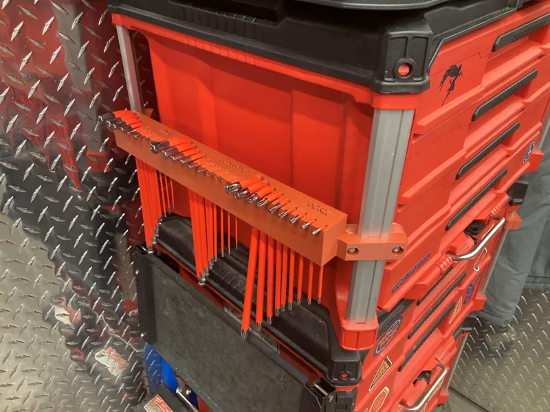 Packout Holder for Tommars Allen Wrenches