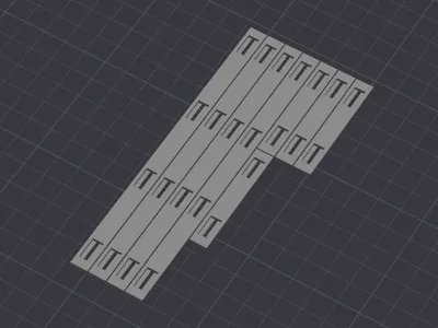 RX7 FC (85-92) Rear Vent Trim Carpet Clips