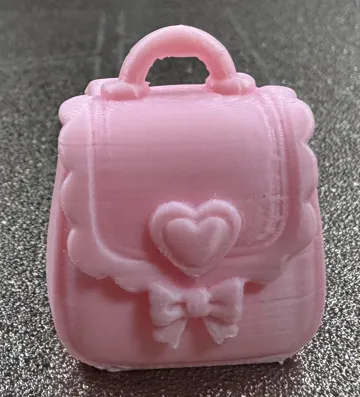 Llavero: Charming Heart & Ribbon Mini Bag Charm — vista de referencia 3