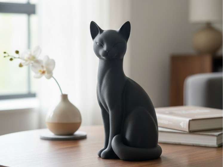 Noir Sphinx – Cat Sculpture