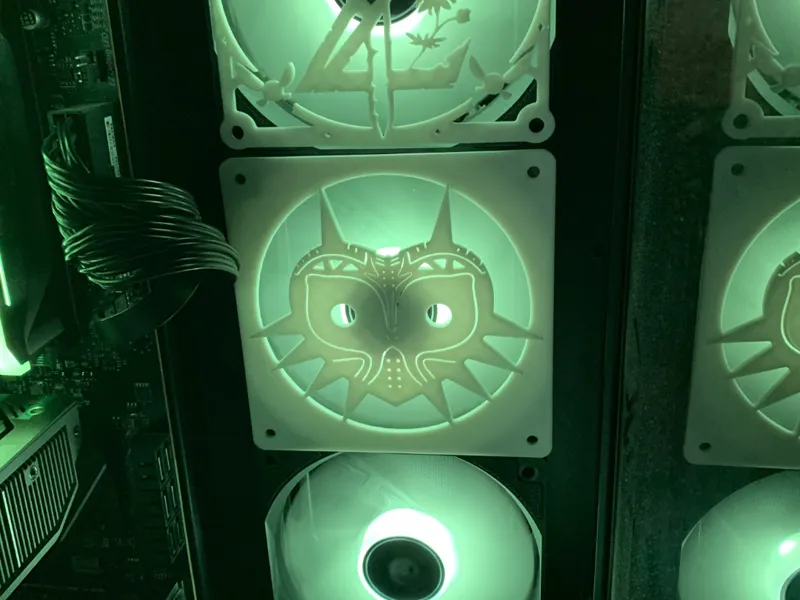 cache fan zelda majora's mask 120 mm