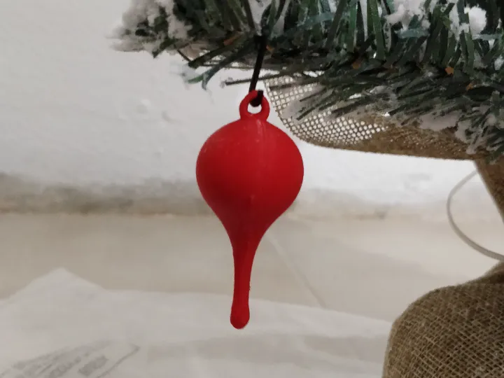 Christmas ball "Gravity"