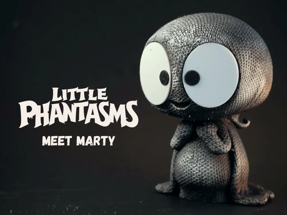 Modelo para impresión 3D: Little Phantasms: Marty. Referencia del modelo original.