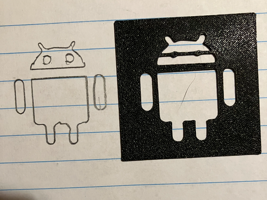 Android Logo Stencil